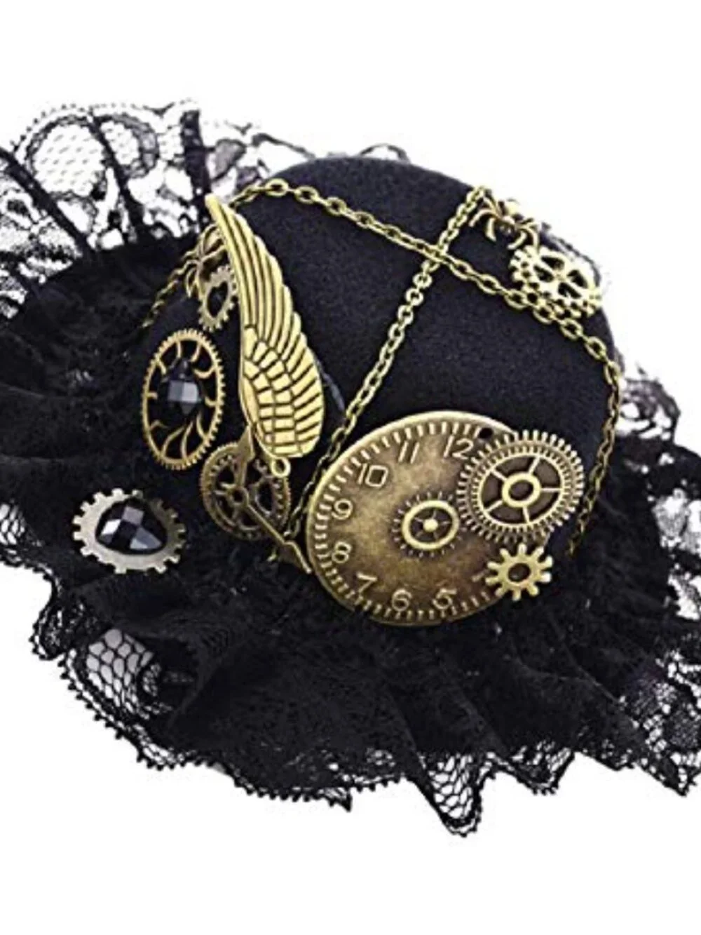 Steampunk Mini Top Hat Hair Clip Victorian Lolita Gothic Cosplay